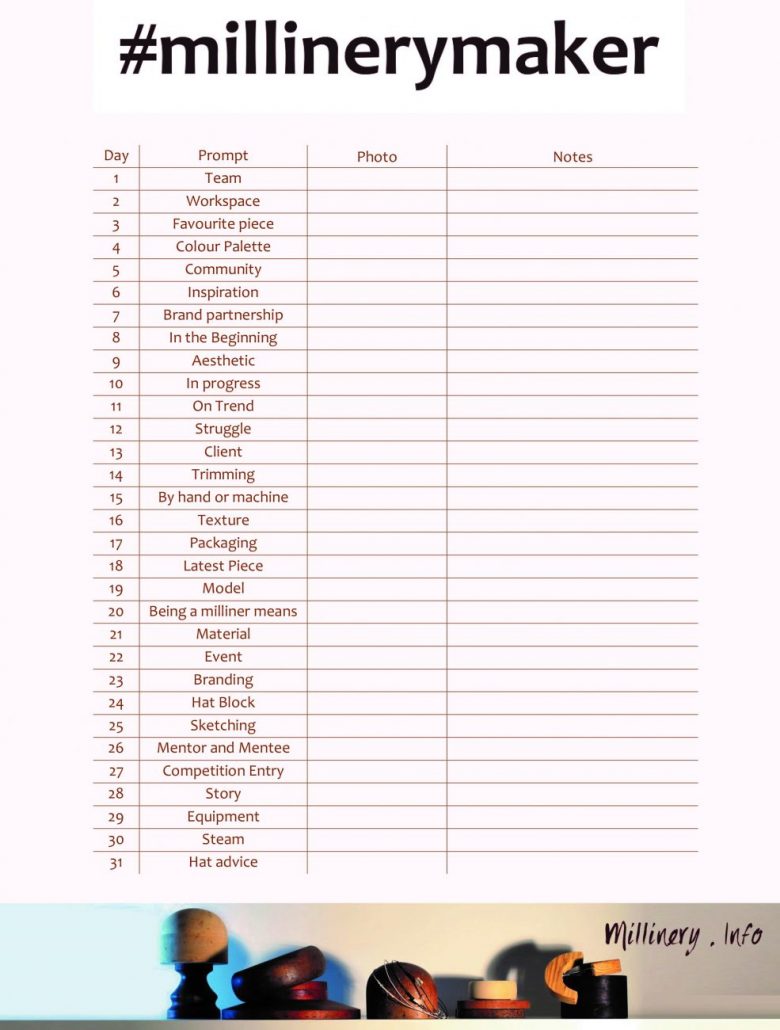 #millinerymaker Planner