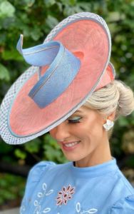 Hat by Rebecca Carswell of Amelda Millinery