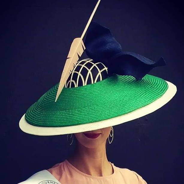 Myer Millinery Award Second Runner Up piece by Rebecca Carswell of Amelda Millinery